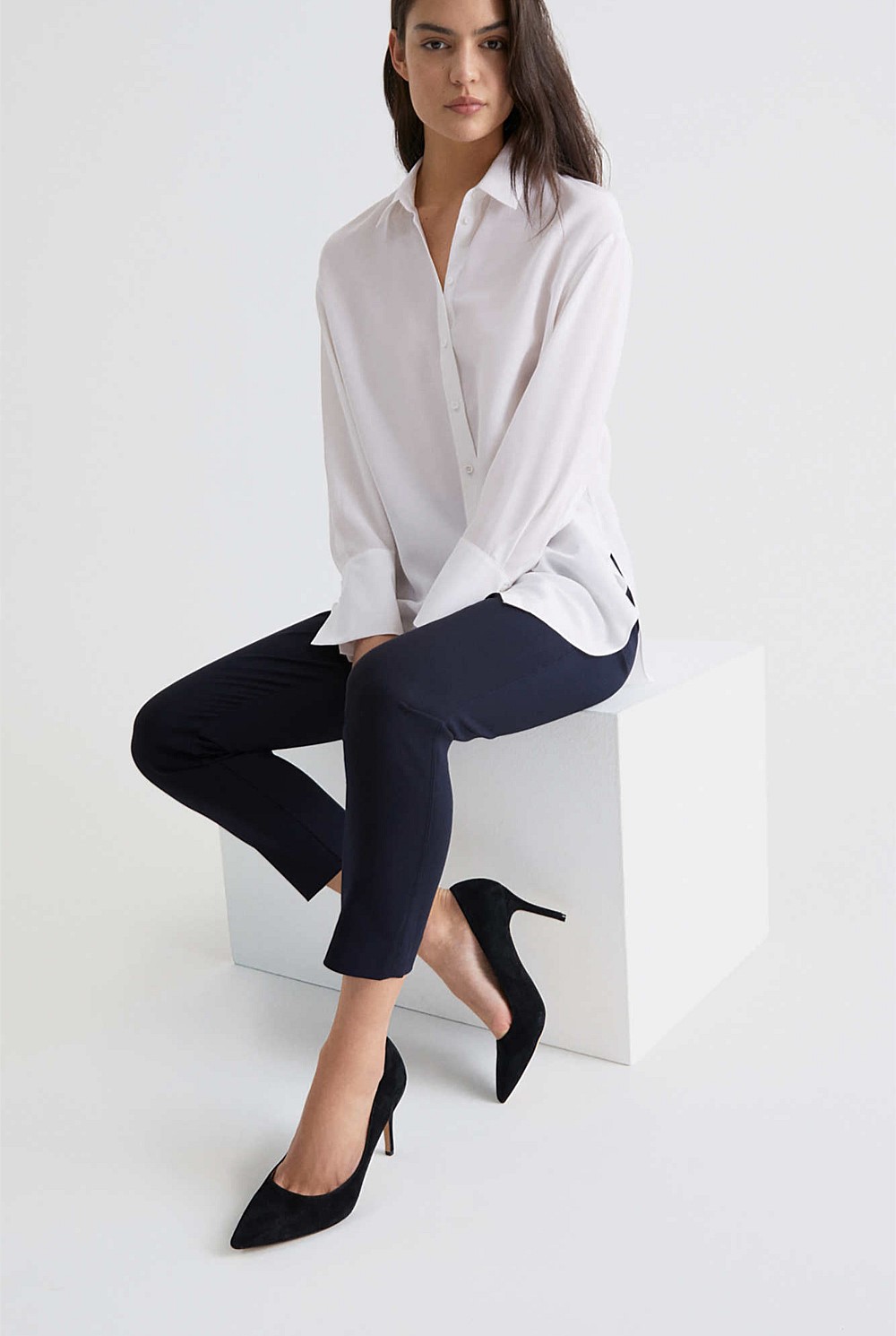 Ivy 85mm Suede Pump