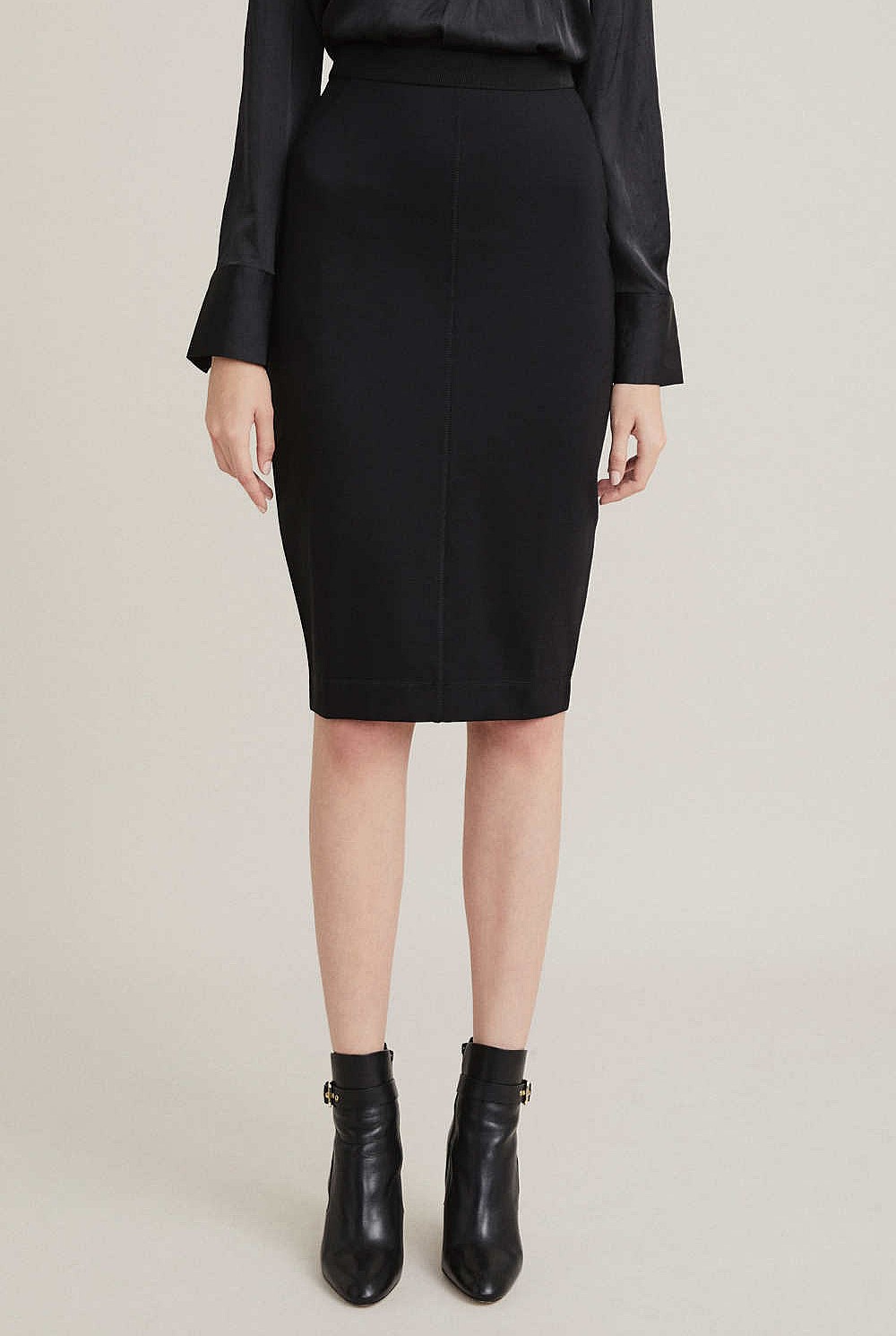 Ponte Pencil Skirt