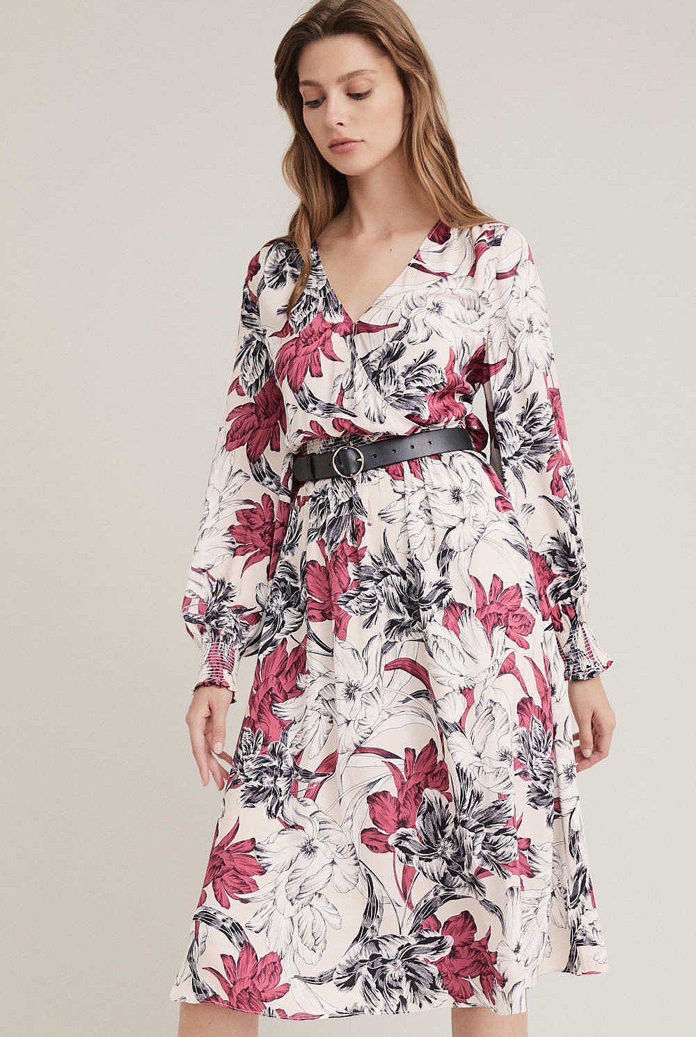Shirred Waist Dress