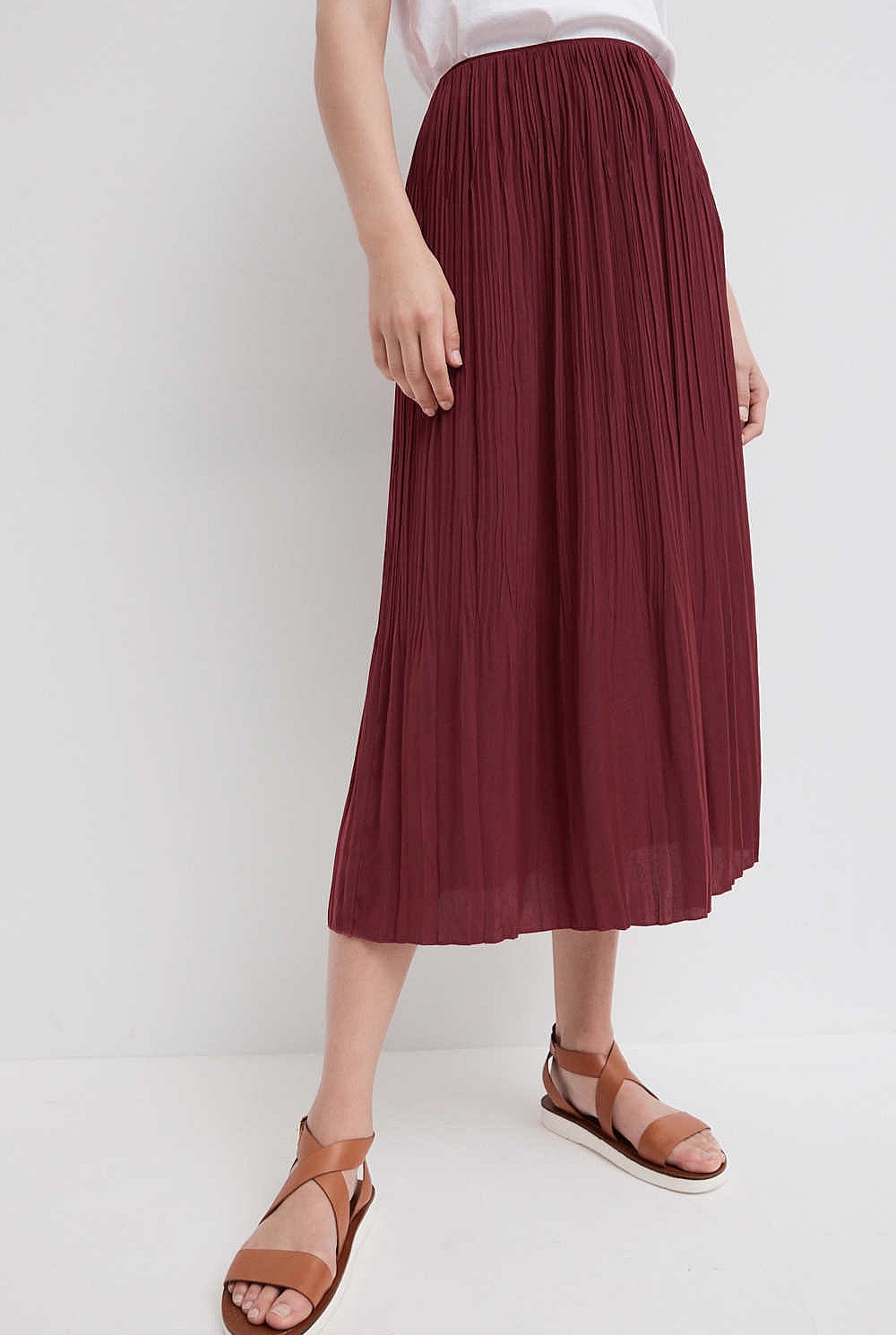 Soft Fine Pleat Skirt