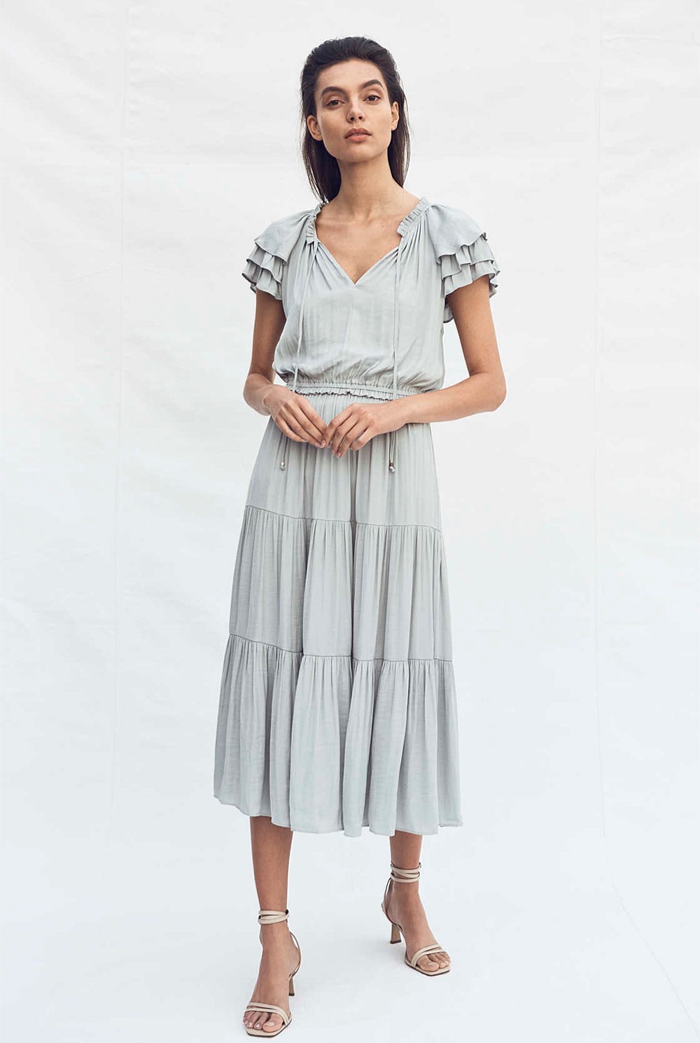 Tiered Gathered Dress