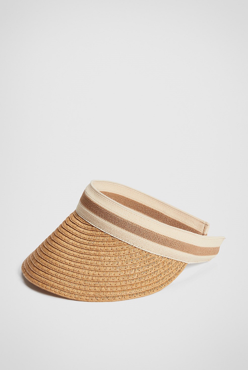 Stripe Trim Visor
