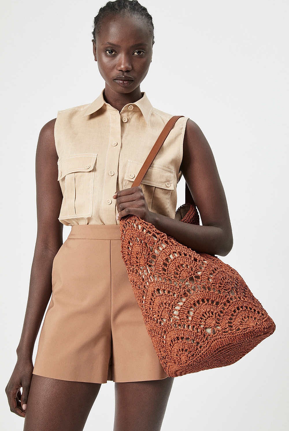 Amina Crochet Hobo Bag