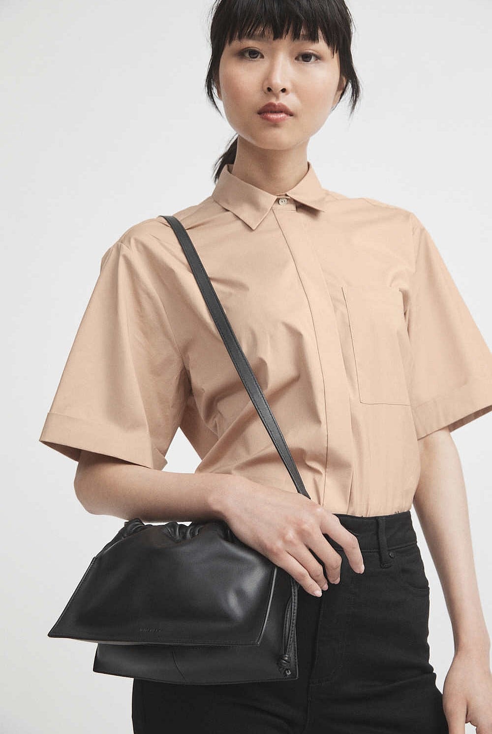 Raine Leather Crossbody Bag