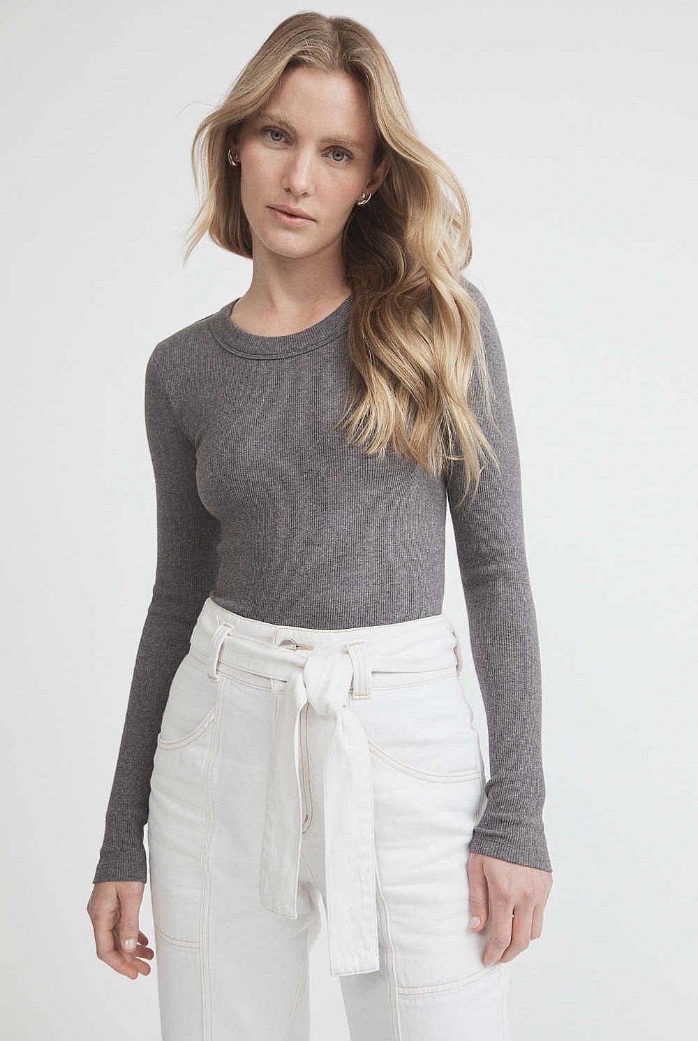 Long Sleeve Rib Top