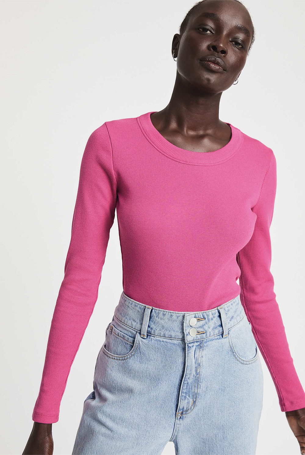 Long Sleeve Rib Top