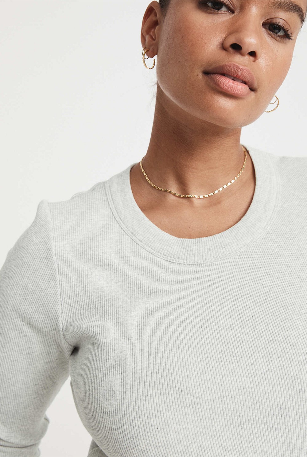 Long Sleeve Rib Top