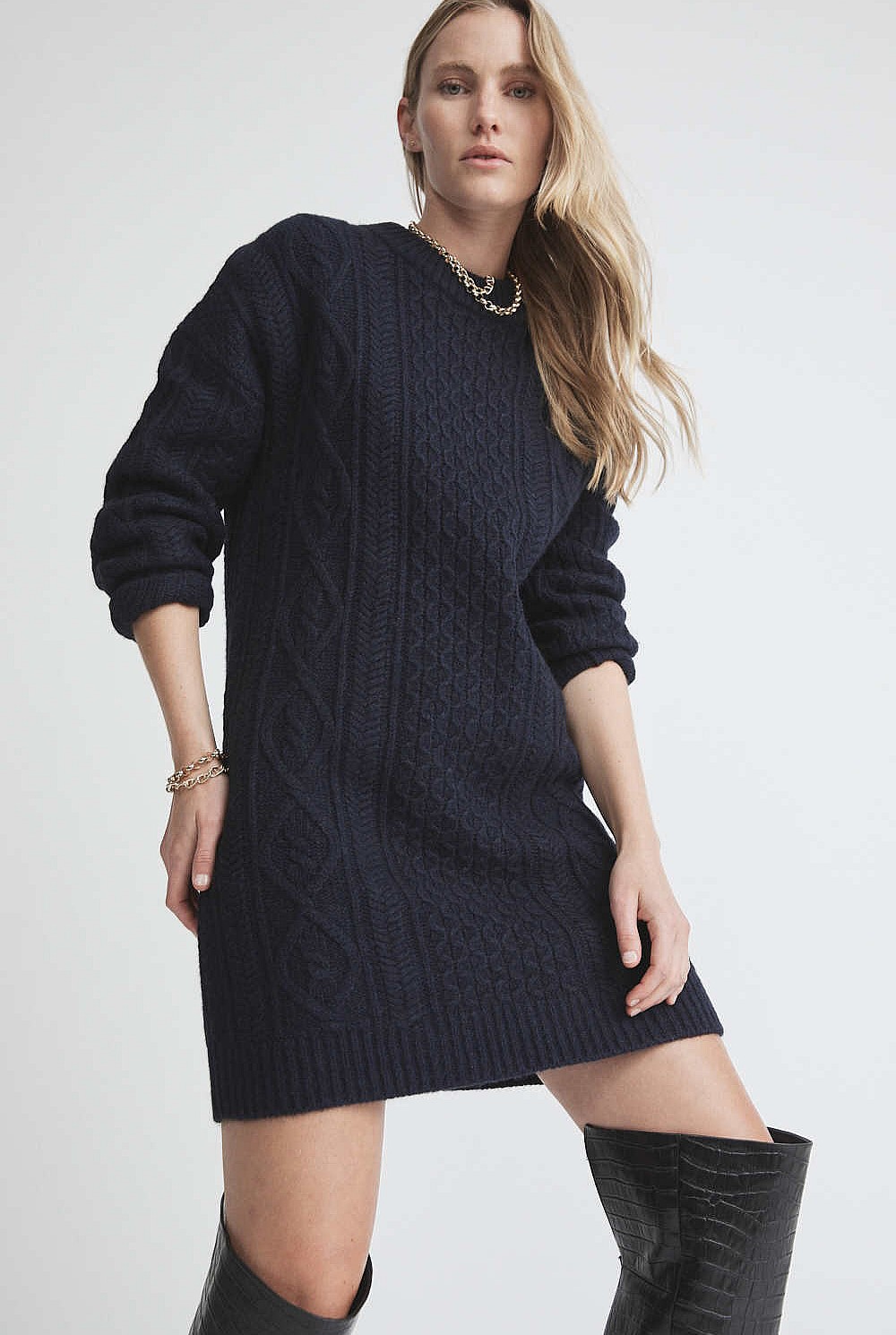 Cable Knit Dress