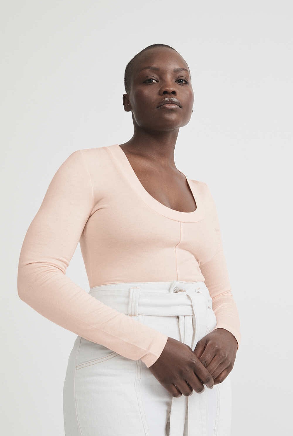 Open Neck Bodysuit