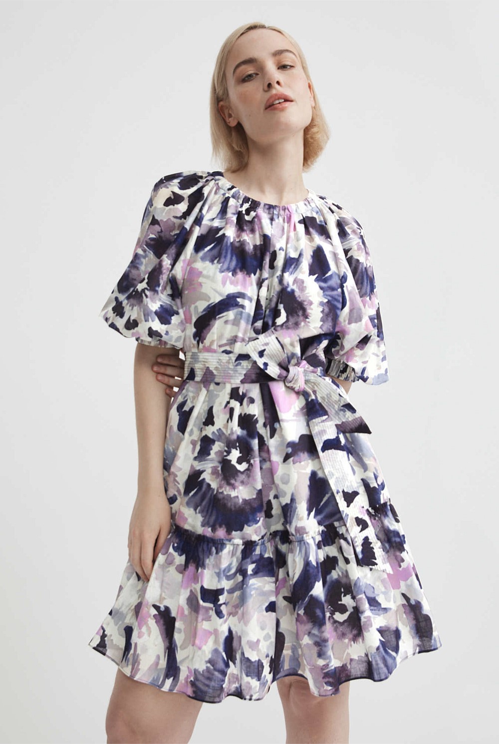 Print Raglan Dress