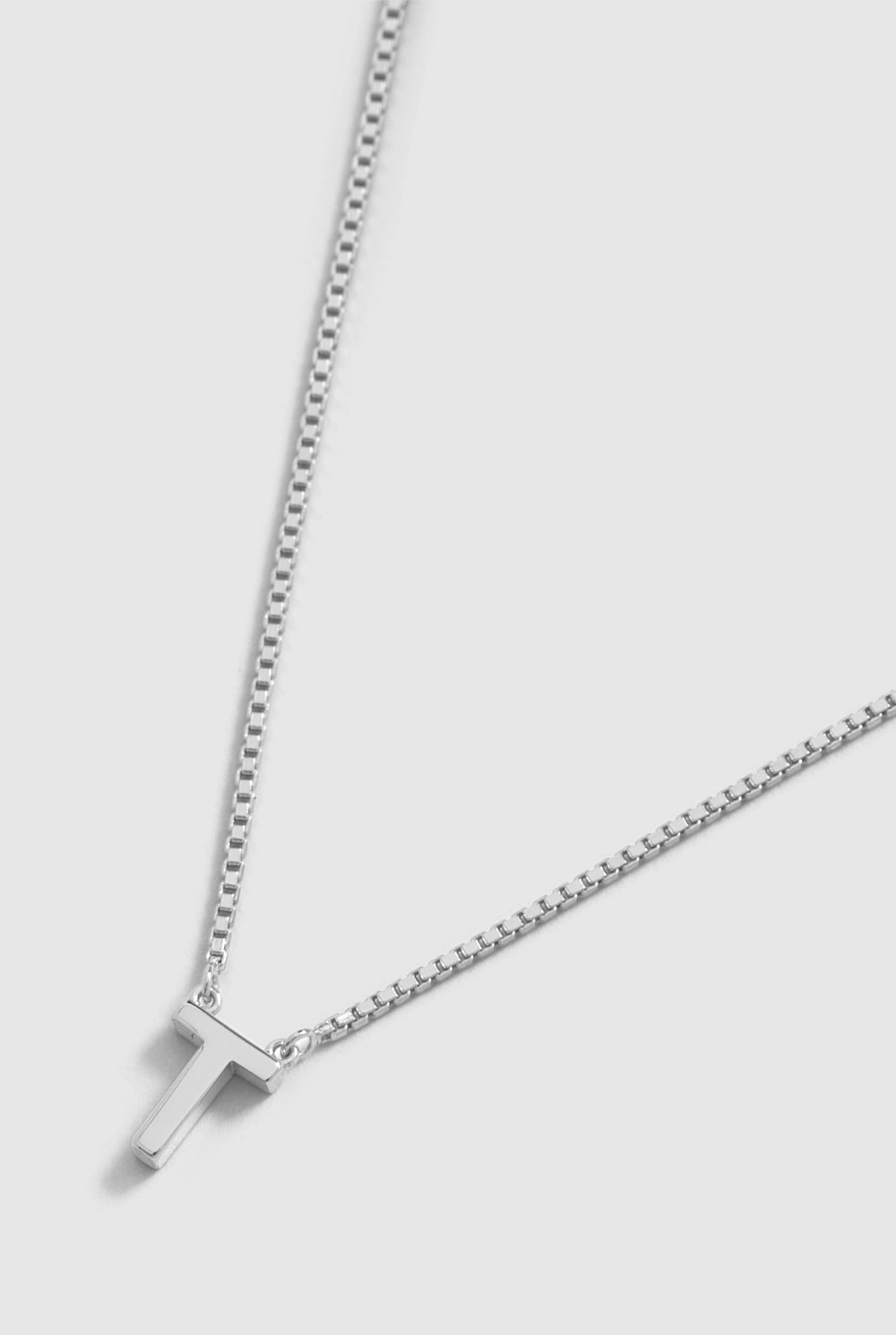 Sterling Silver Initial Necklace