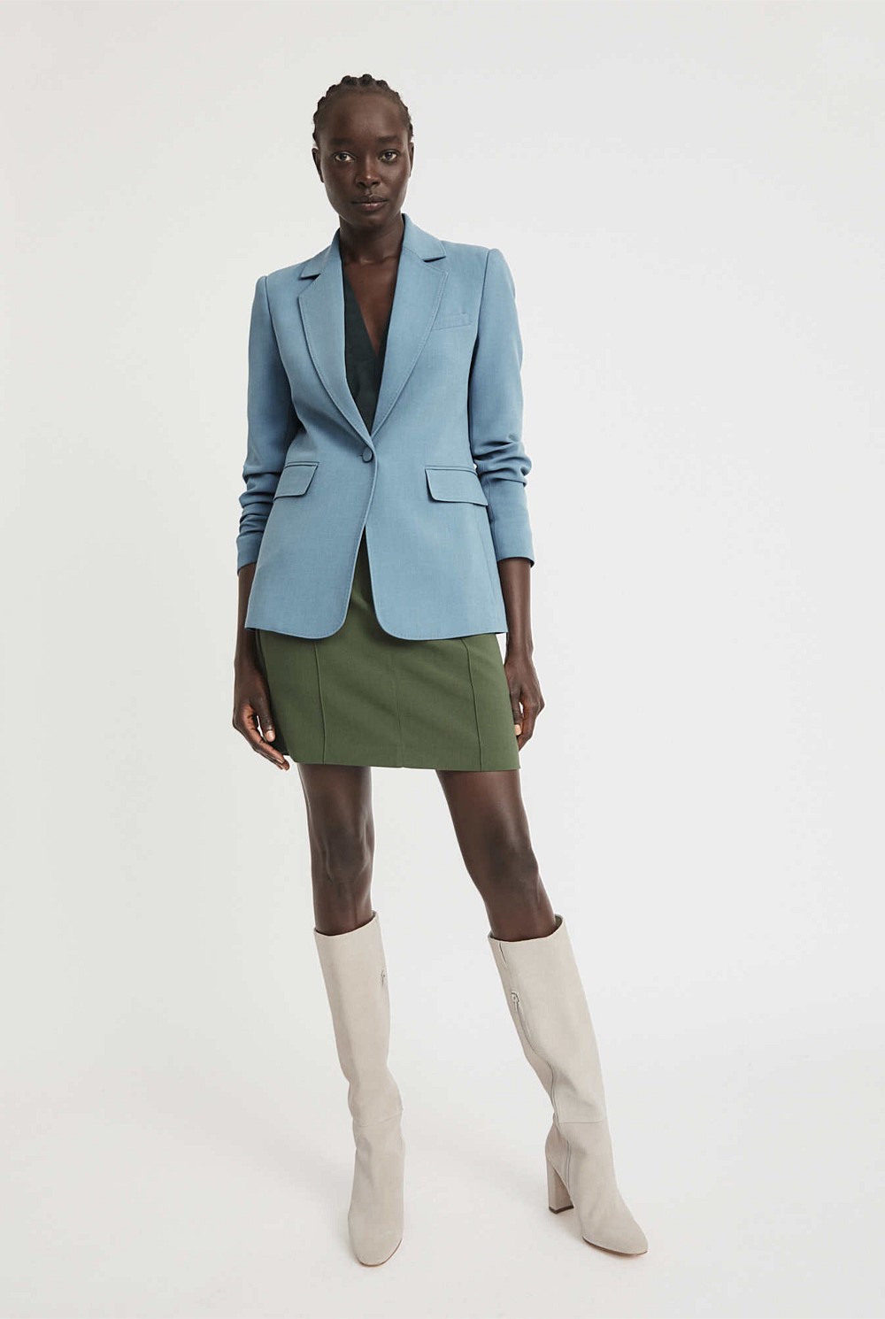 Button Detail Blazer