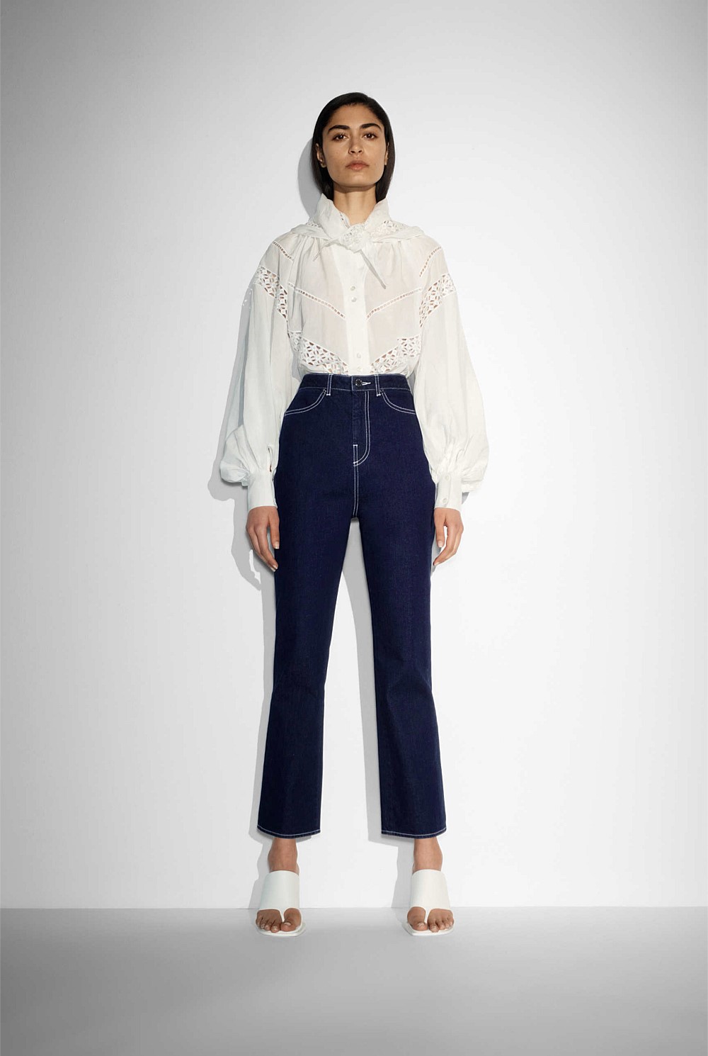 Linen Lace Blouse