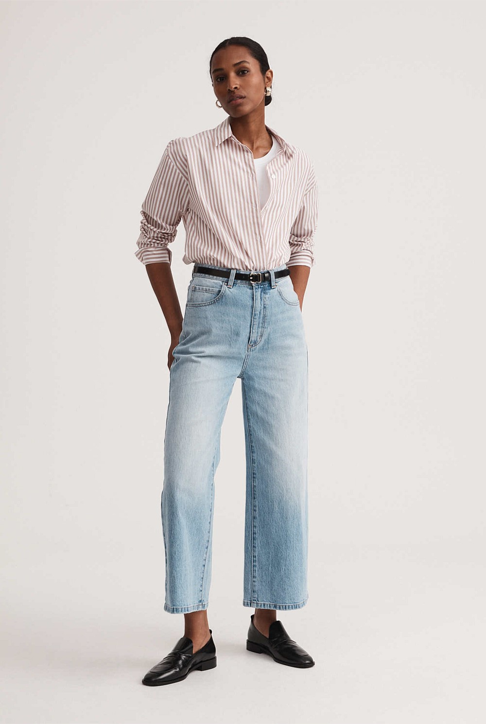Stripe Cotton Shirt
