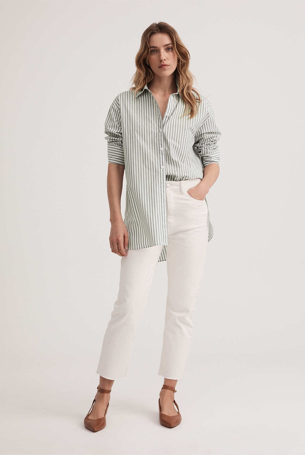 Stripe Cotton Shirt
