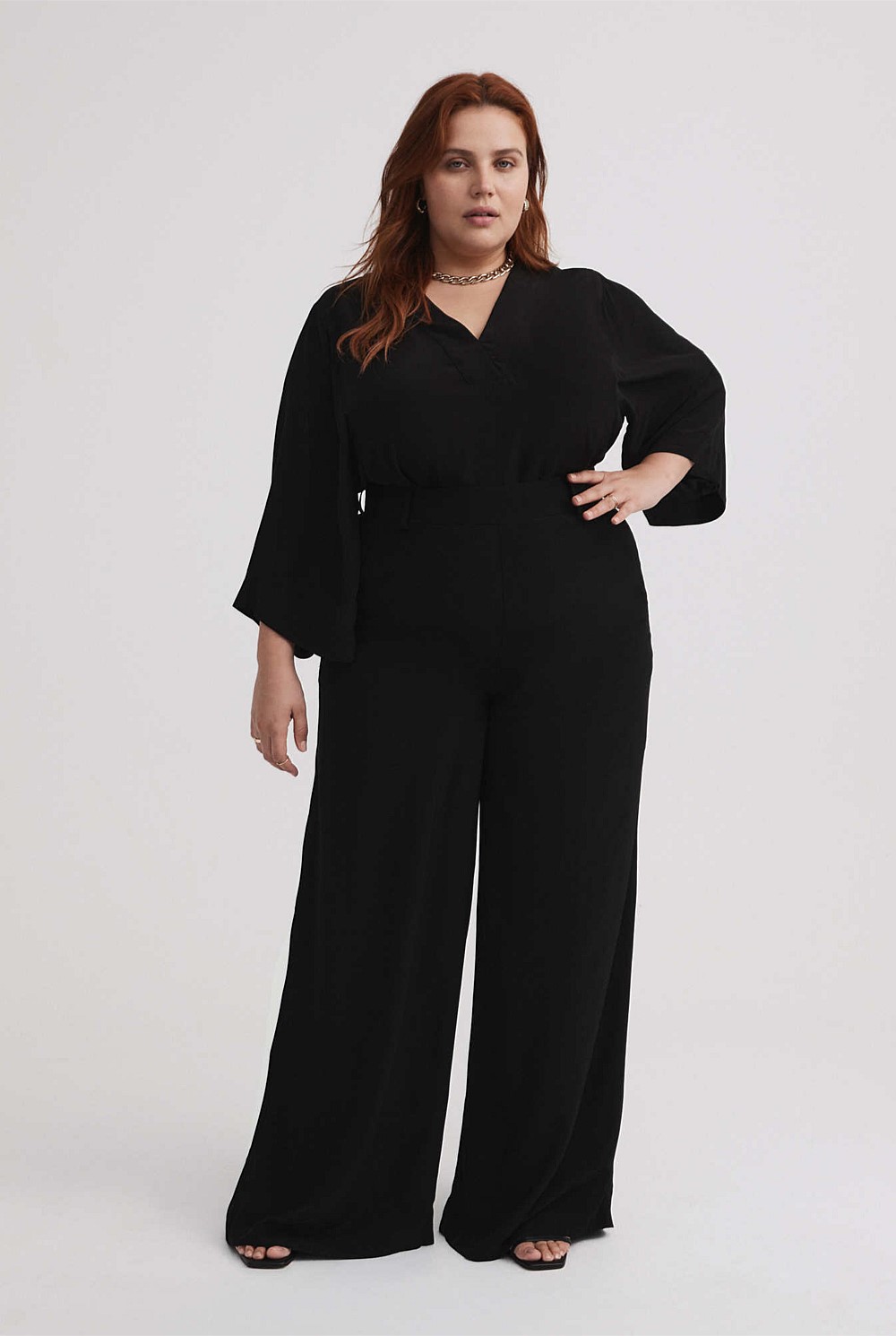 Kaftan V Neck Blouse