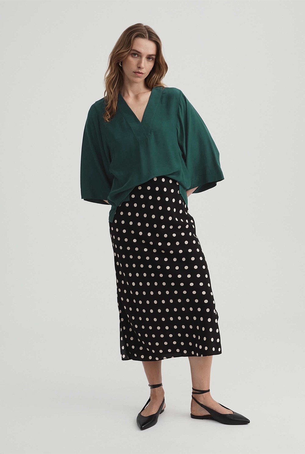 Kaftan V Neck Blouse