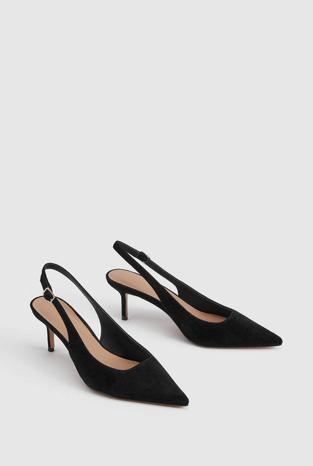 Sling Back Suede 65mm Heel