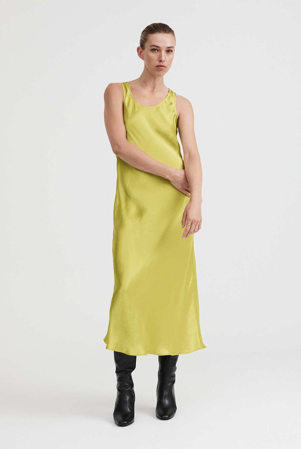 Acetate Slip Dress
