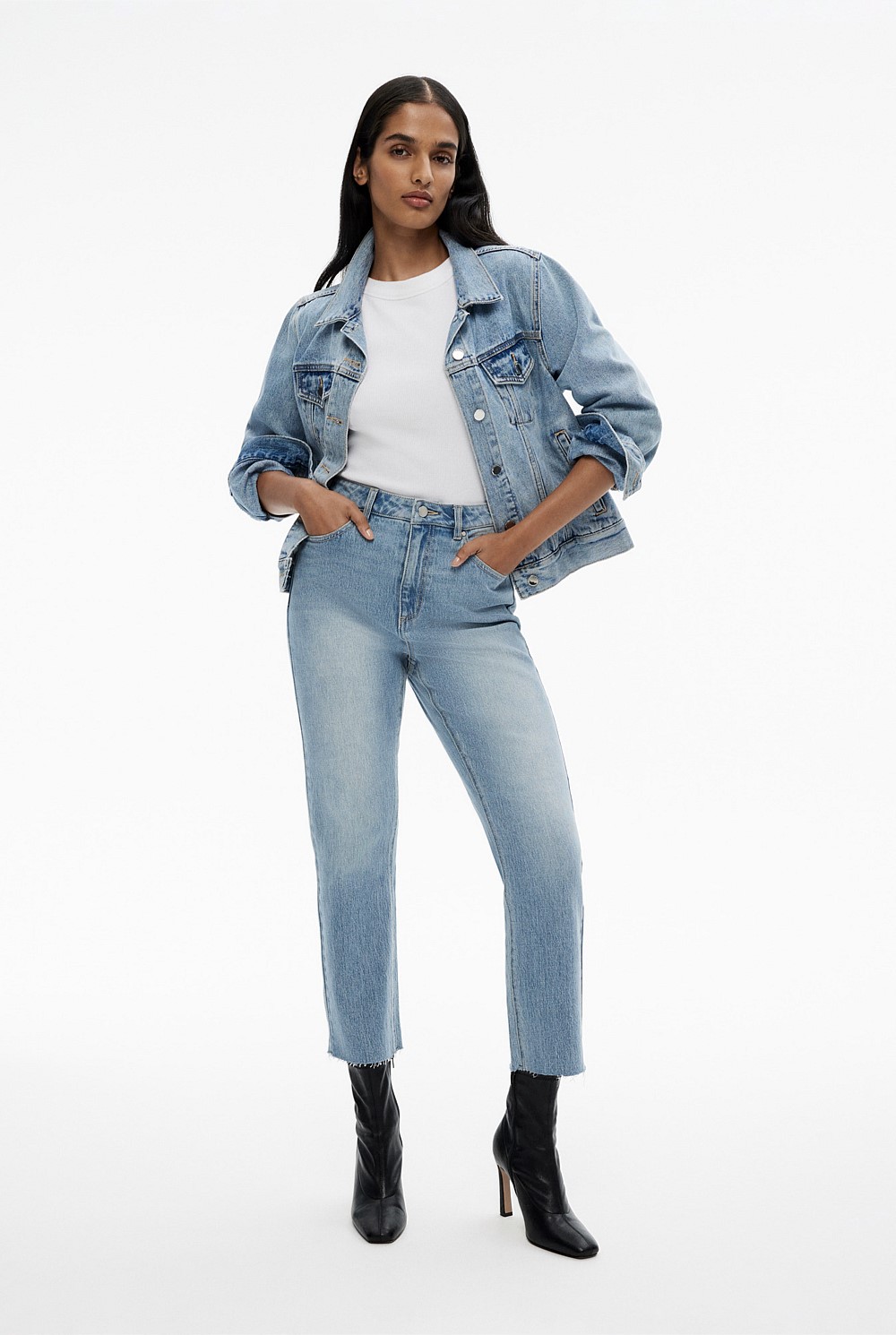 7/8 Straight Jean