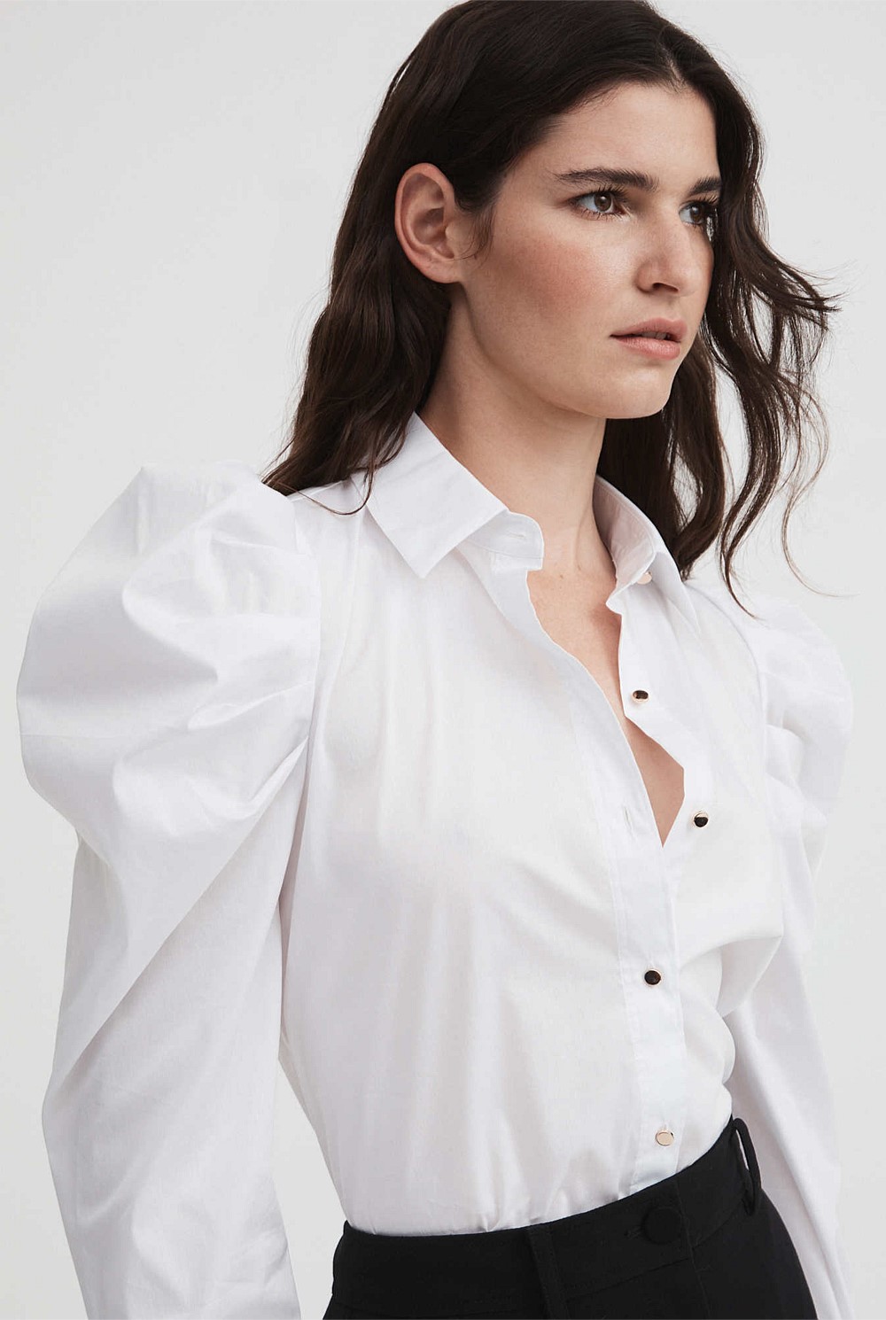 Cotton Volume Sleeve Shirt