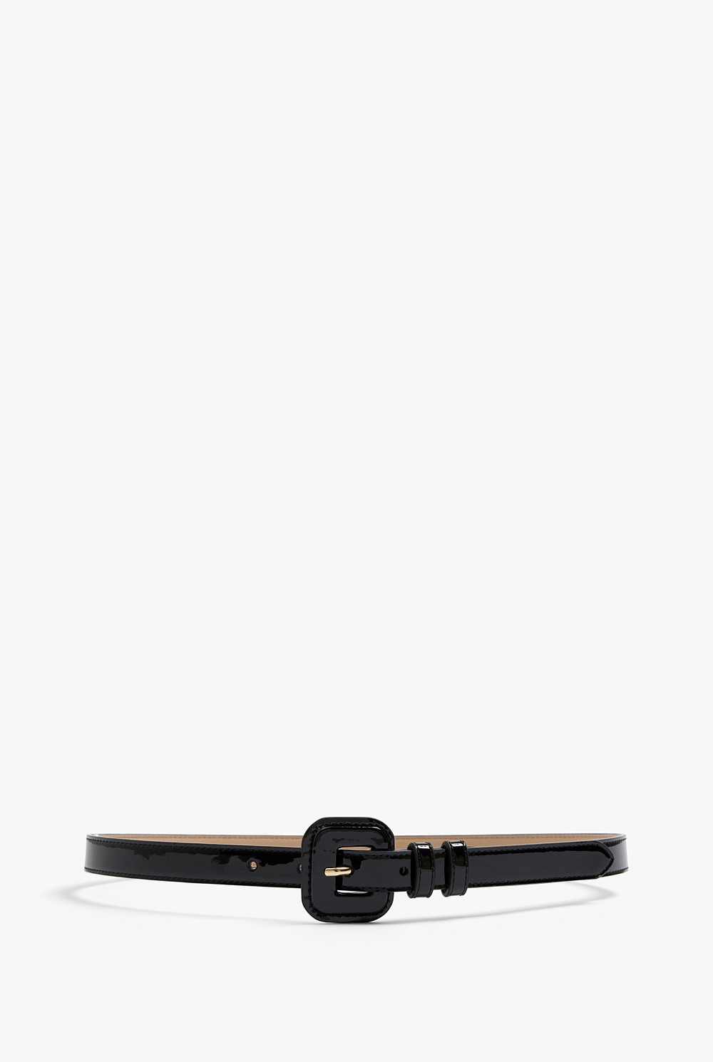 Square Buckle Patent Belt