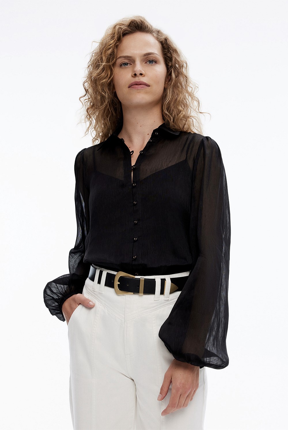 Silk Linen Blouse
