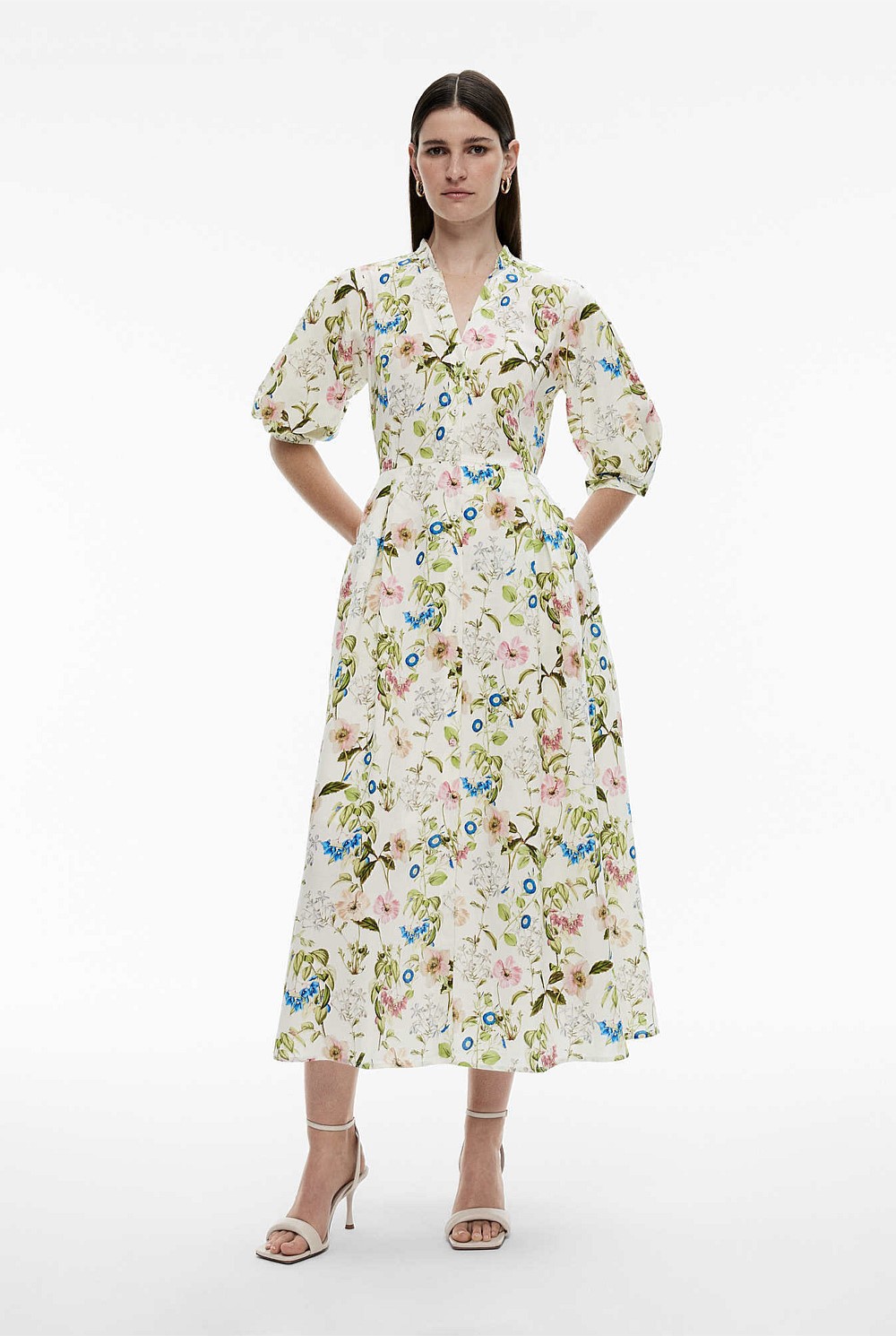 Botanical Floral Dress