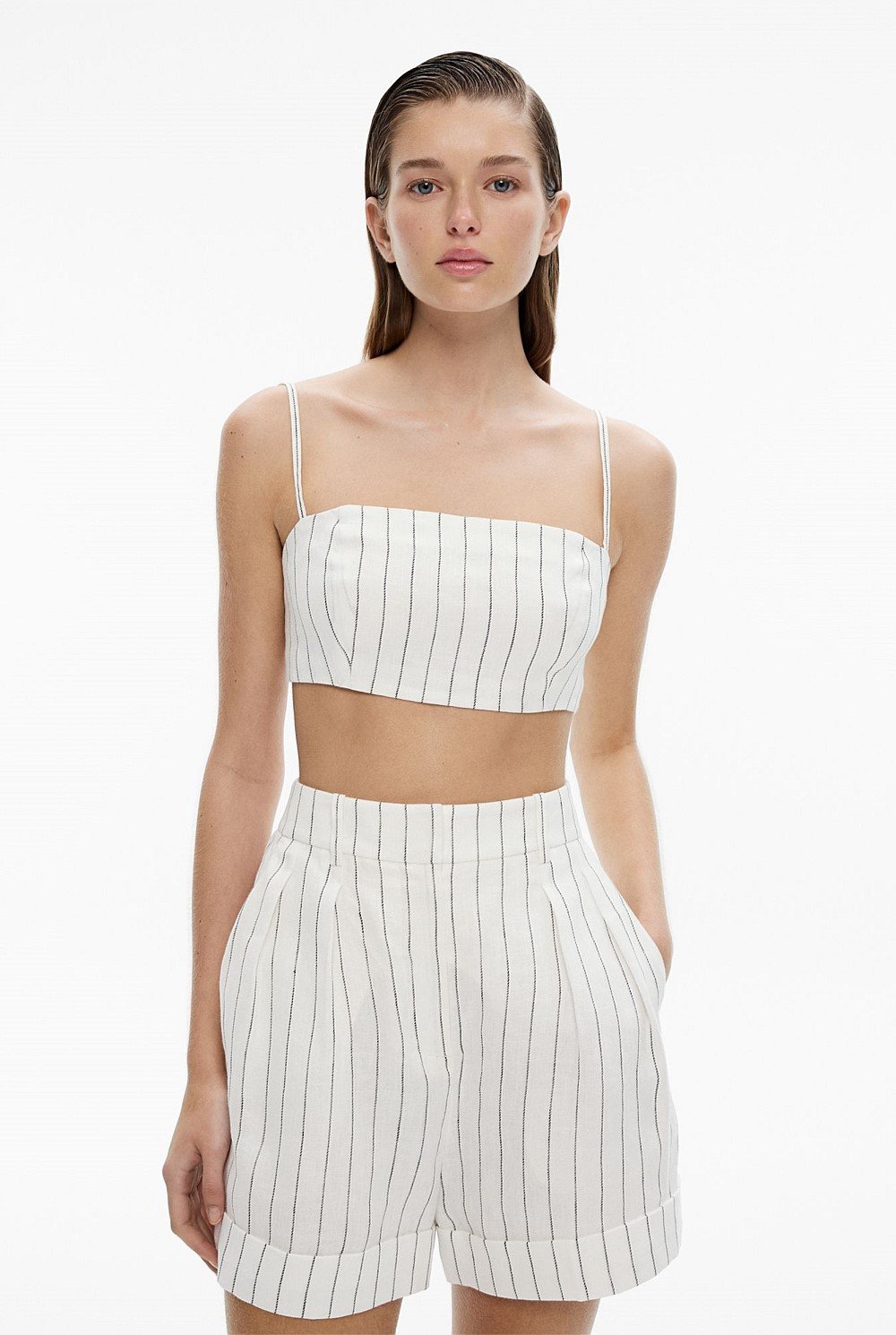 Stripe Crop Bodice