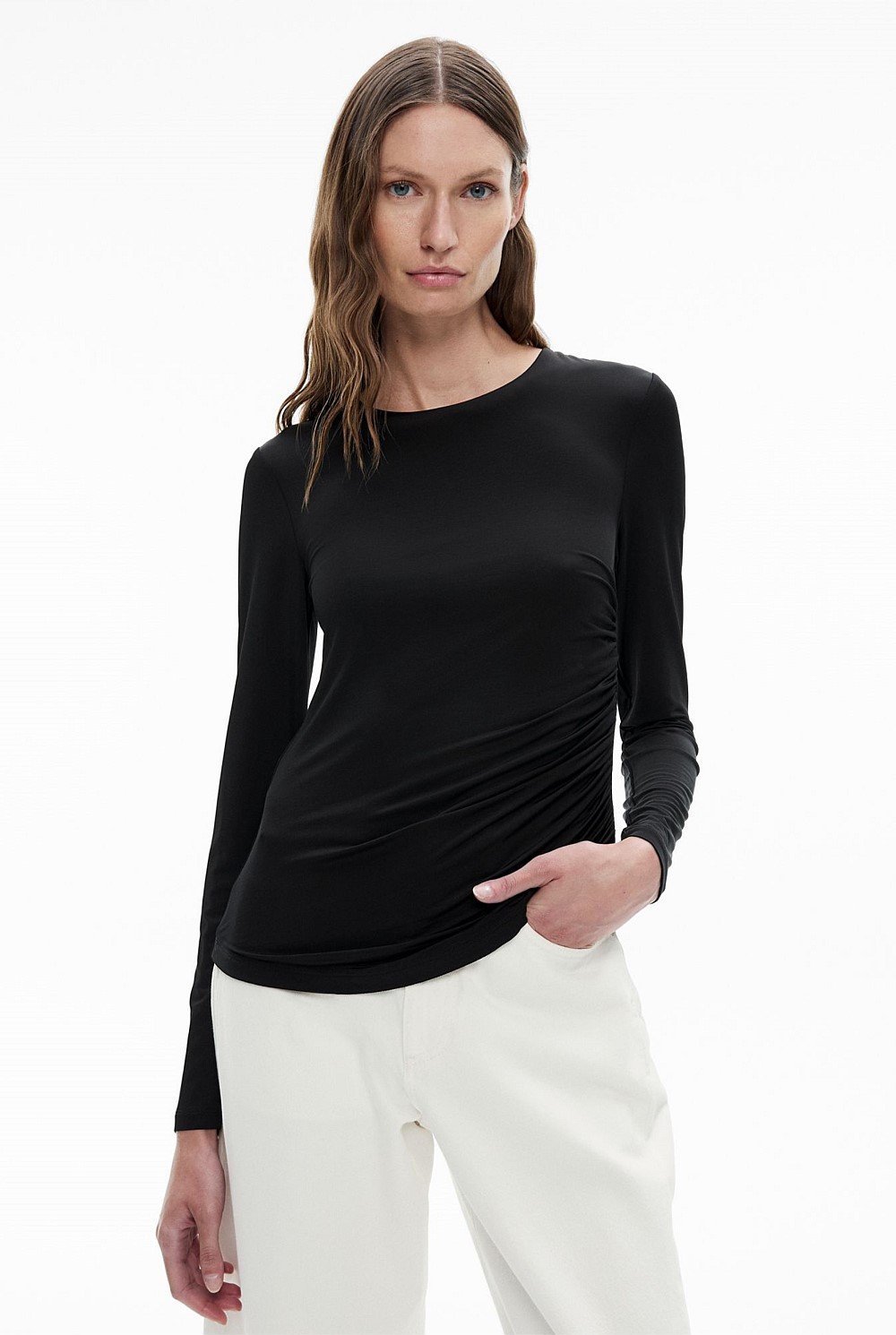 Drape Long Sleeve Top