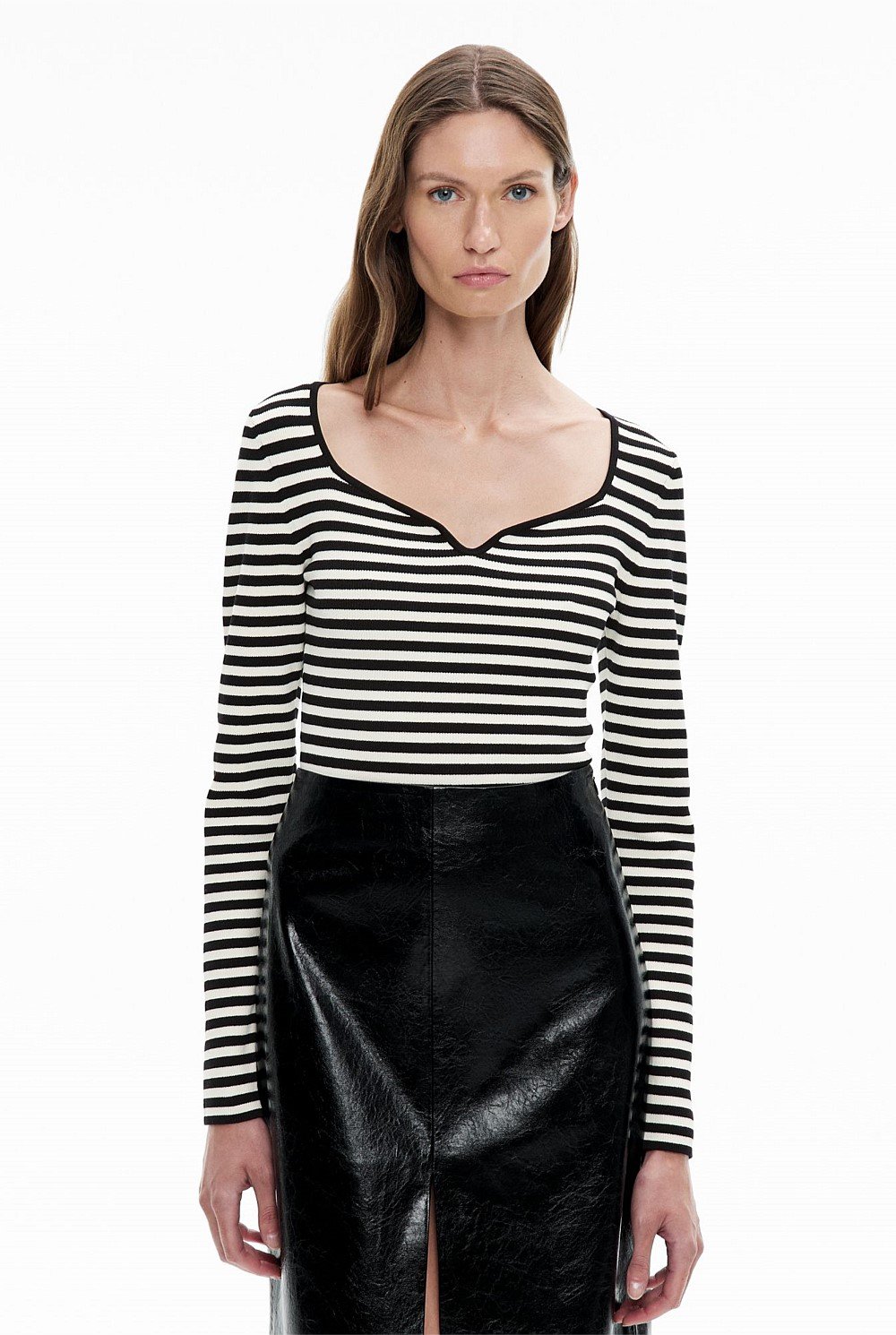 Shaped Neck Bodysuit