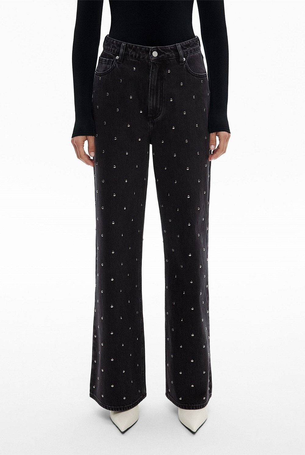 Studded Denim Jean