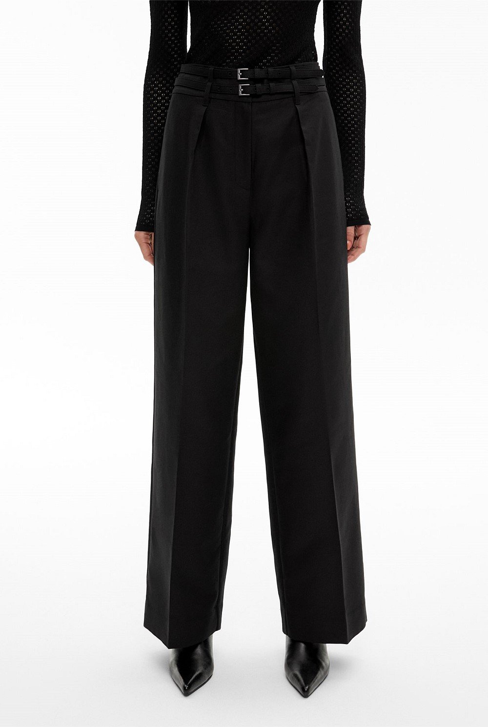 Double Belt Pants