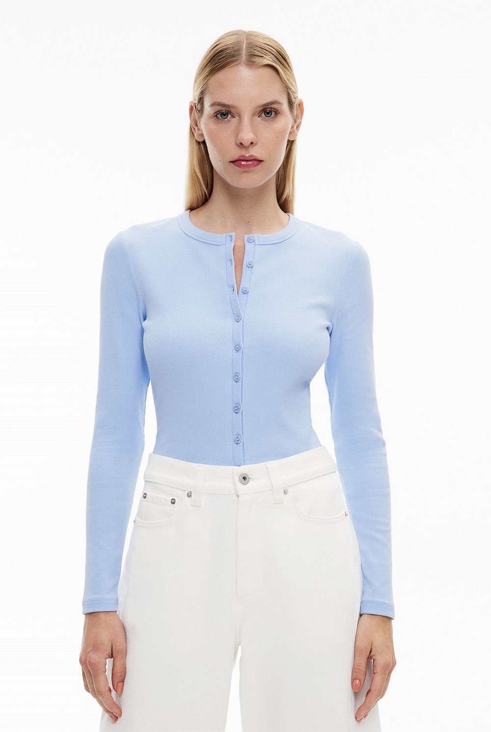 Button Front Top