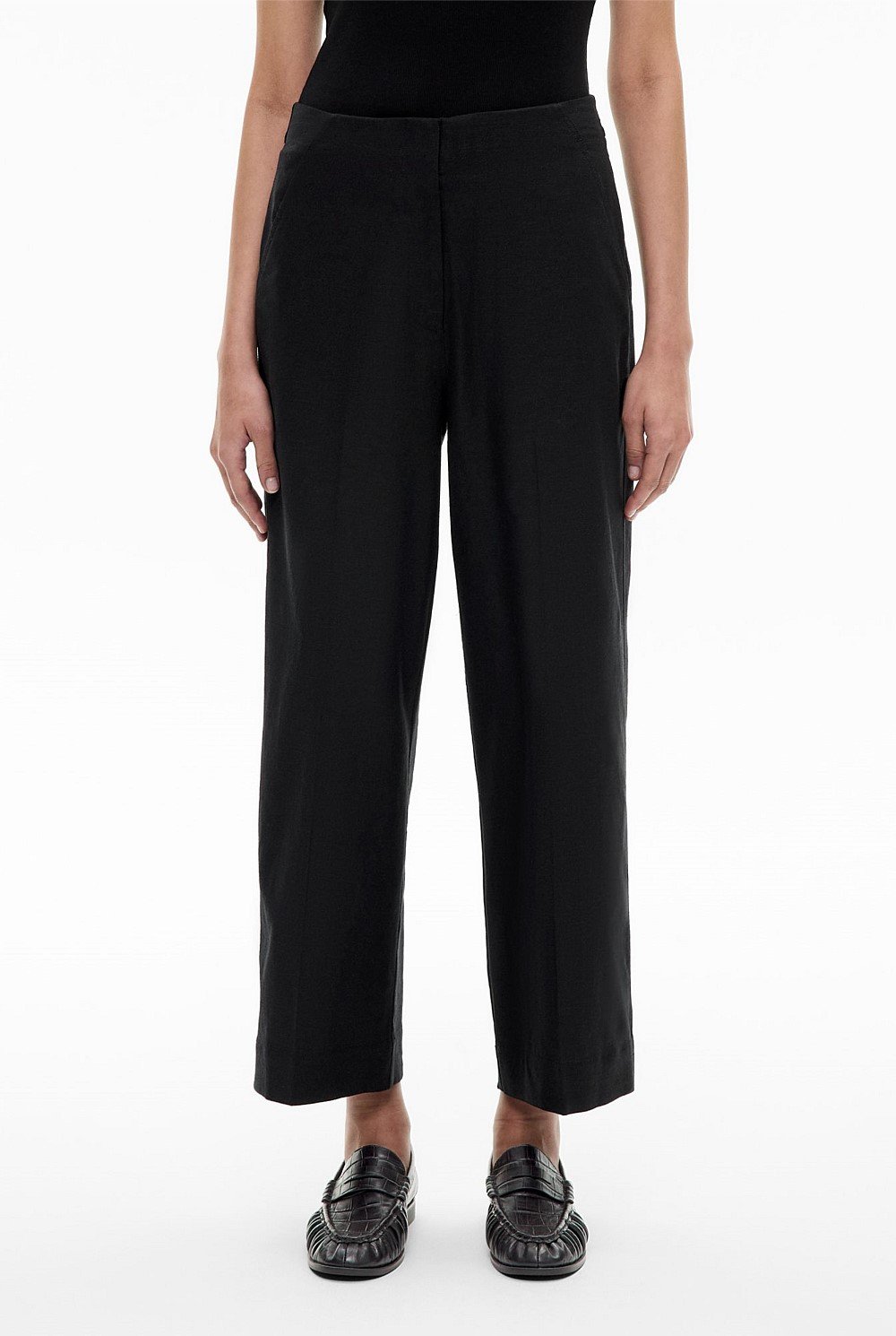 Linen Crop Pant