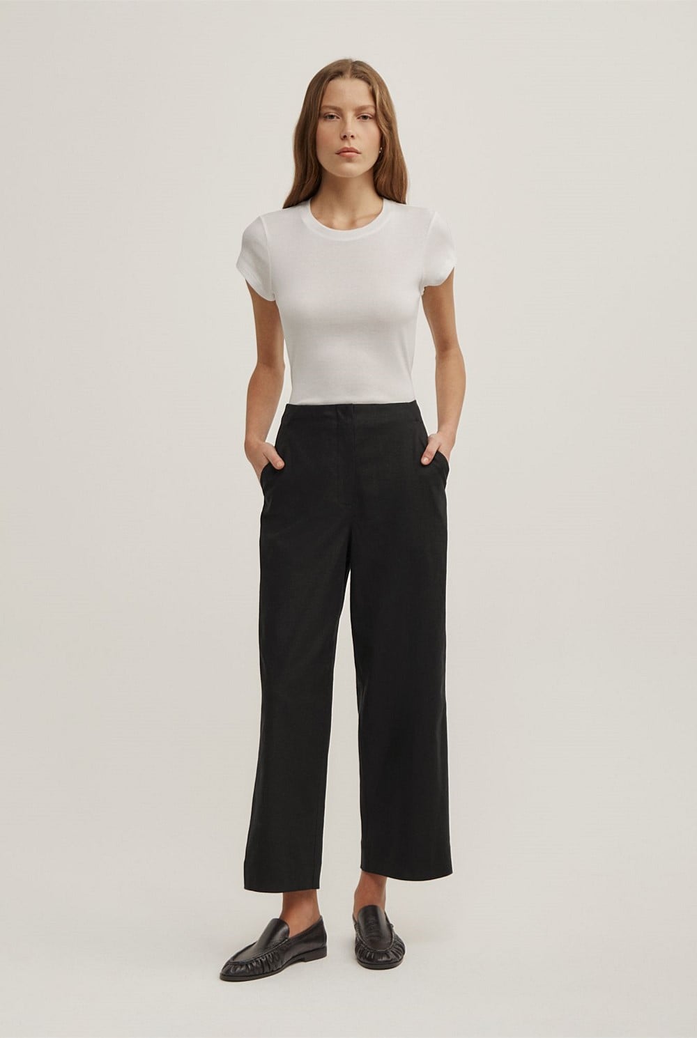Linen Crop Pants