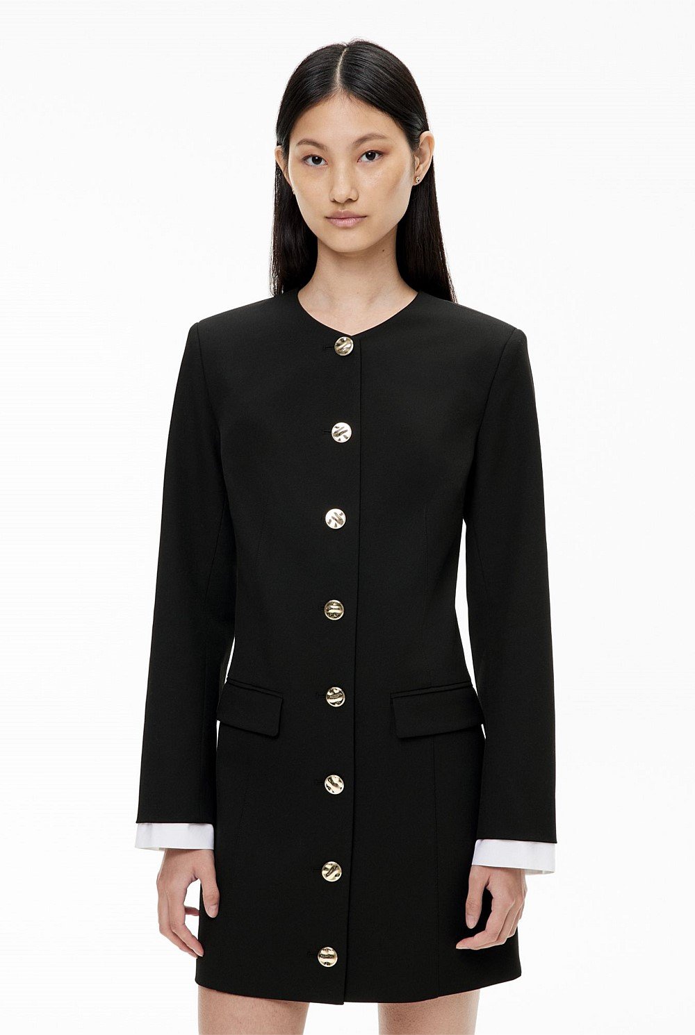 Button Detail Dress