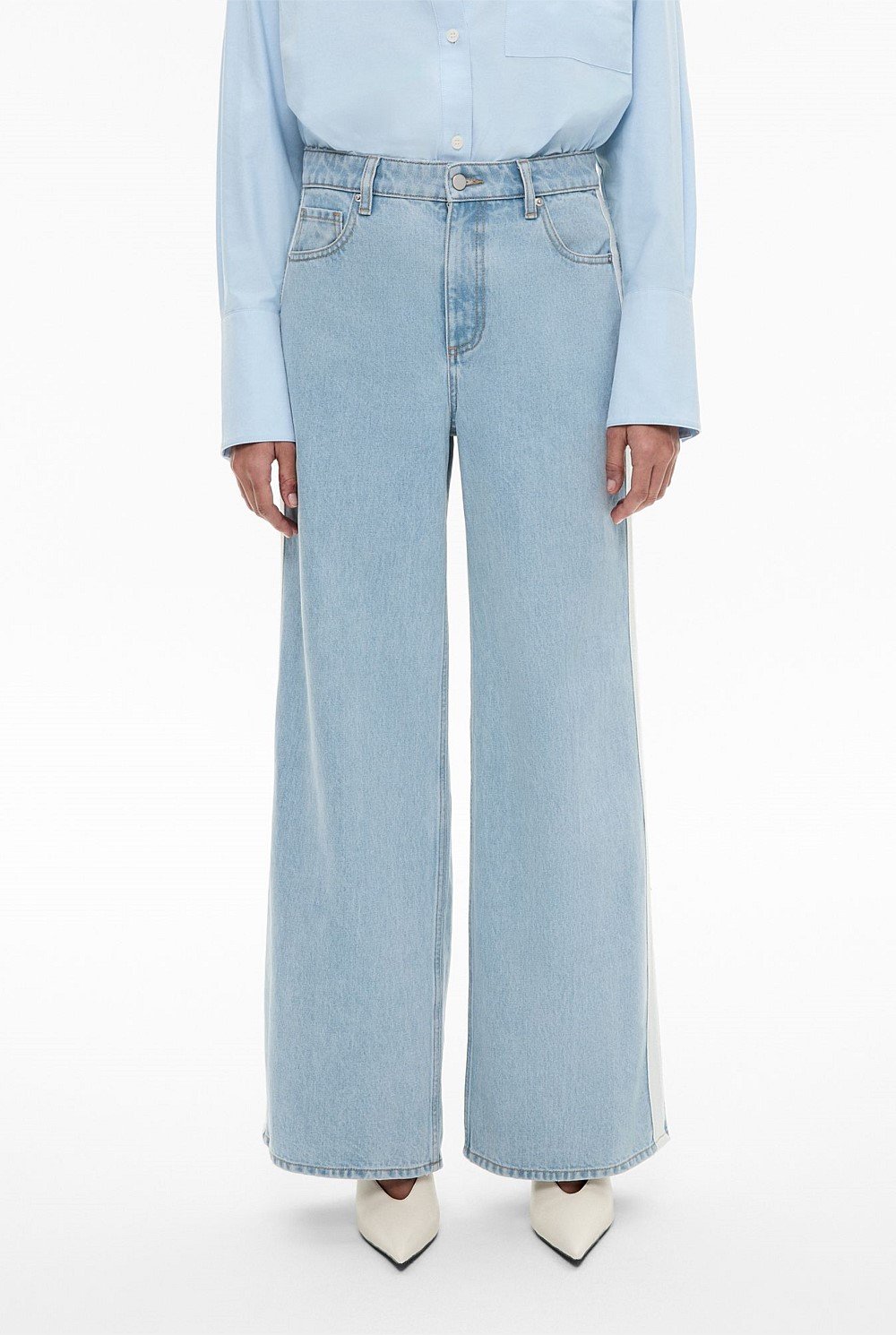 Denim Side Stripe Jeans