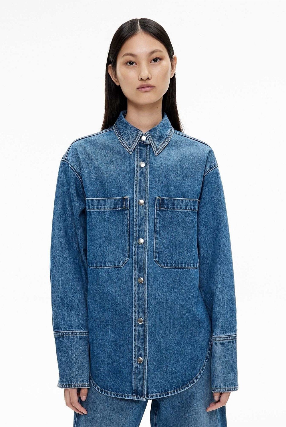 Denim Snap Shirt