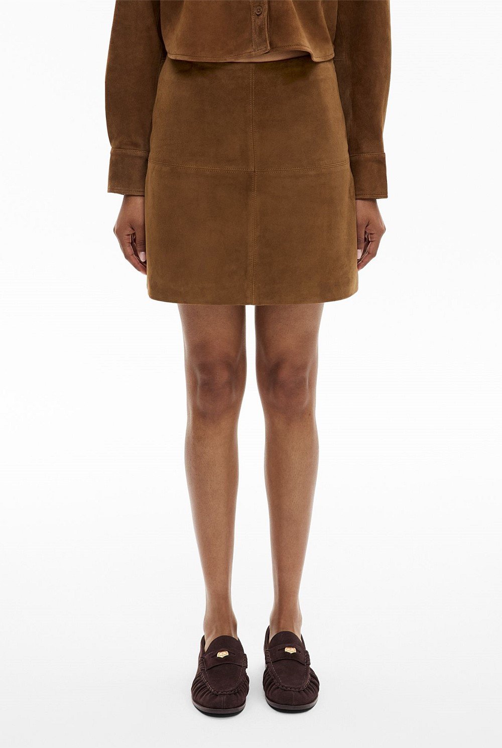 Suede Skirt