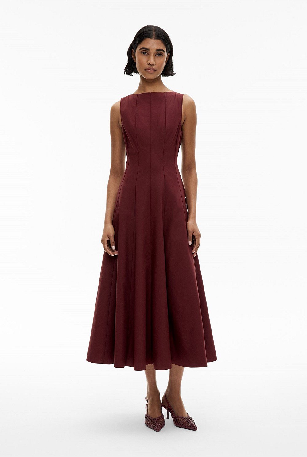 Panelled Midi Dress