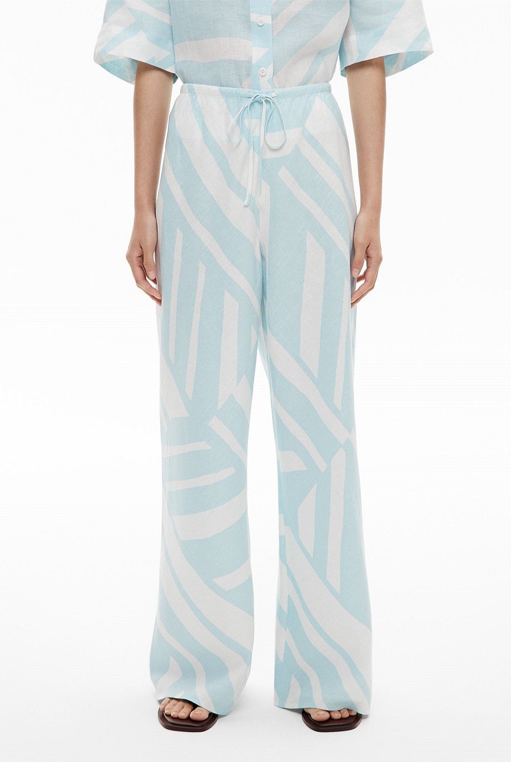 Bias Linen Pants