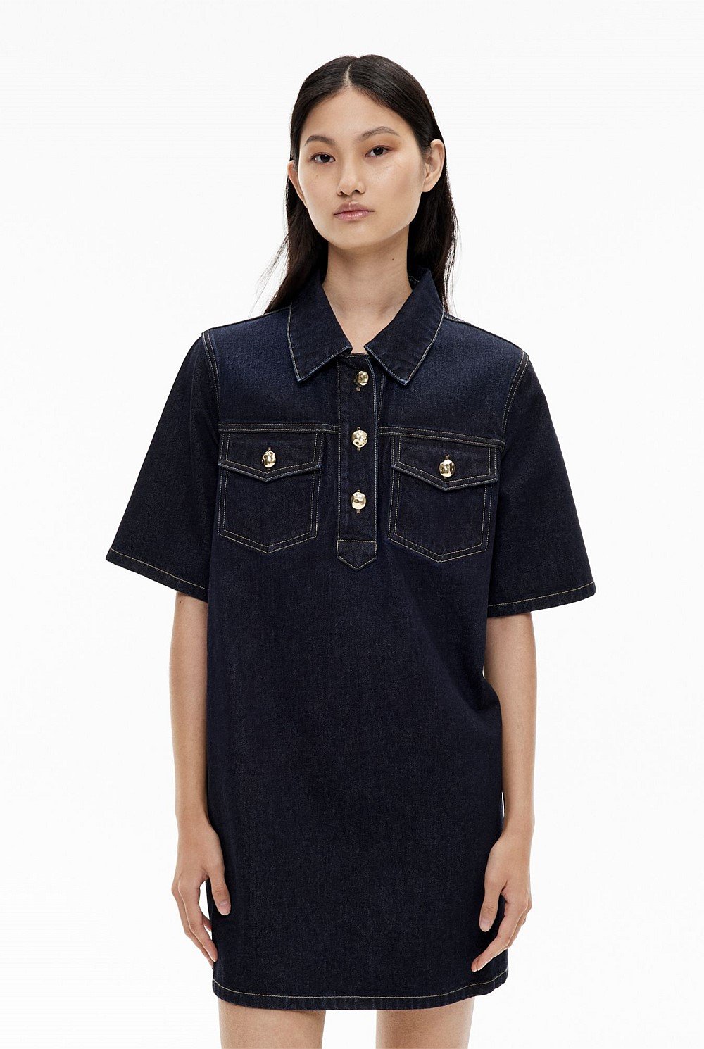 Denim Tee Dress