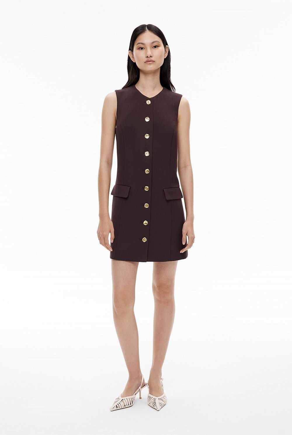 Button Detail Dress