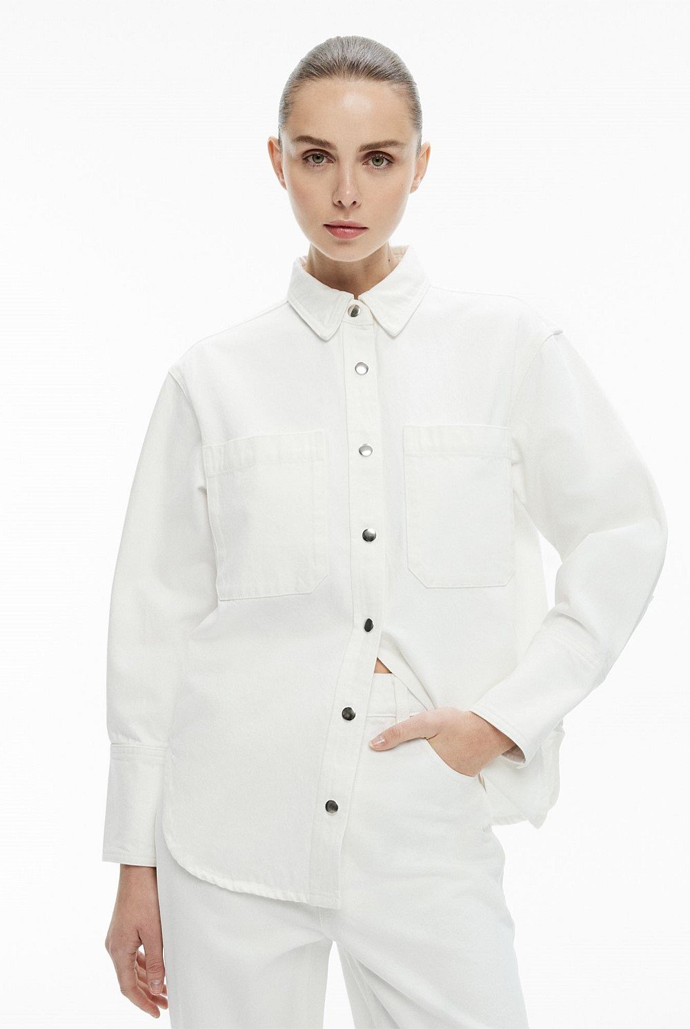 Denim Snap Shirt