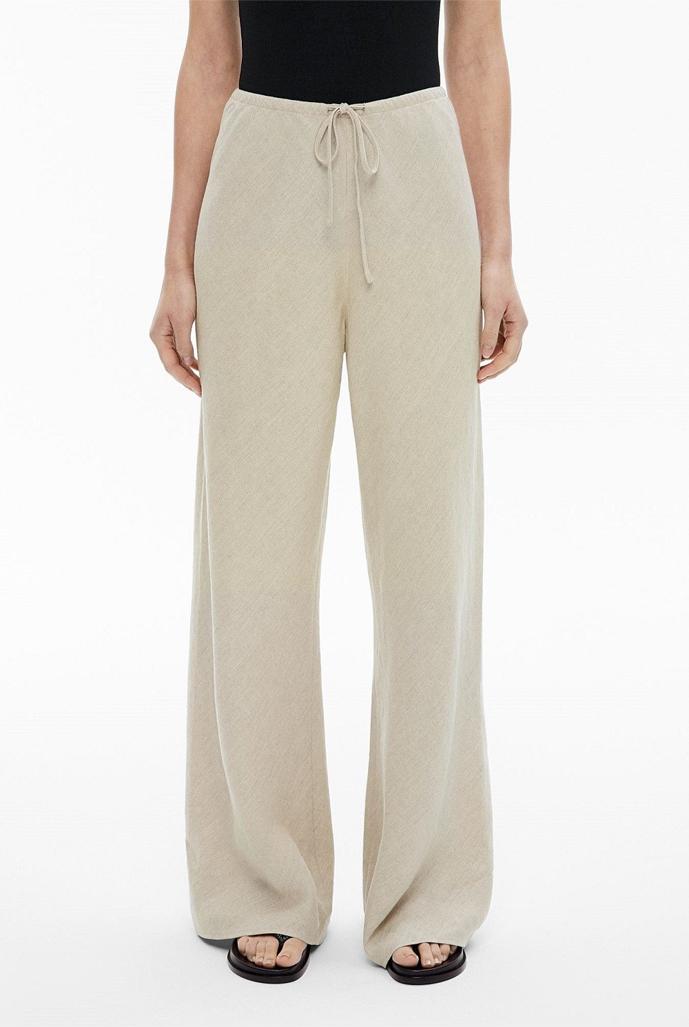 Bias Linen Pants