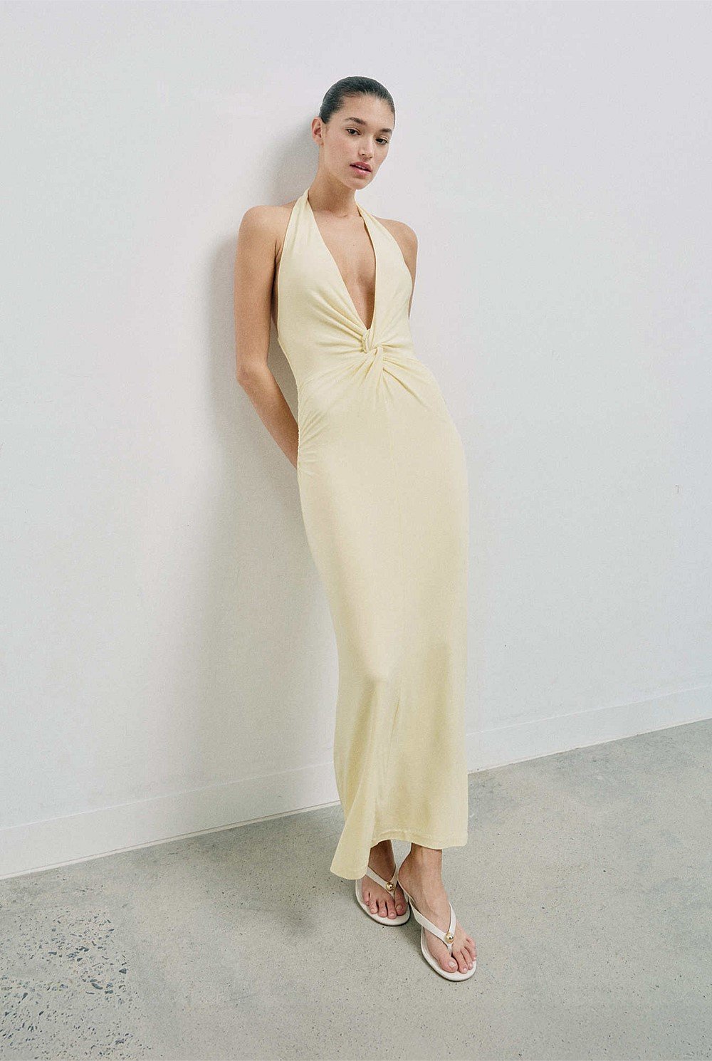 Twist Jersey Dress