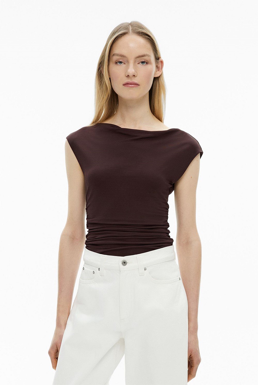 Draped Jersey T-Shirt