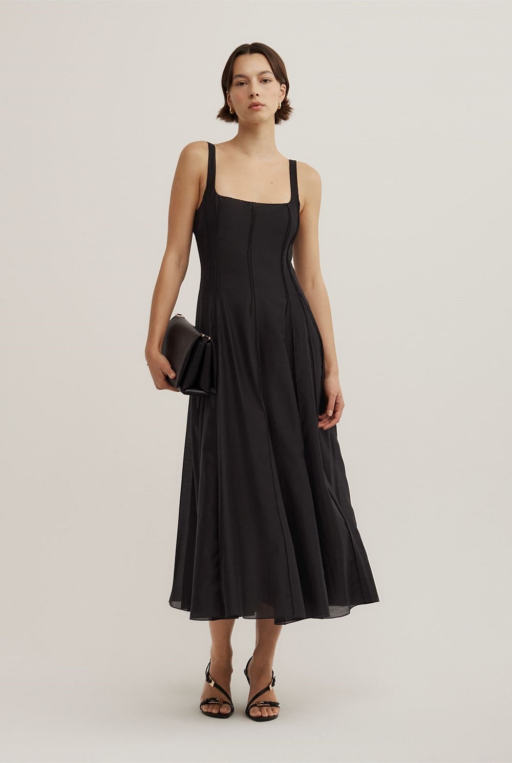 Seam Godet Dress
