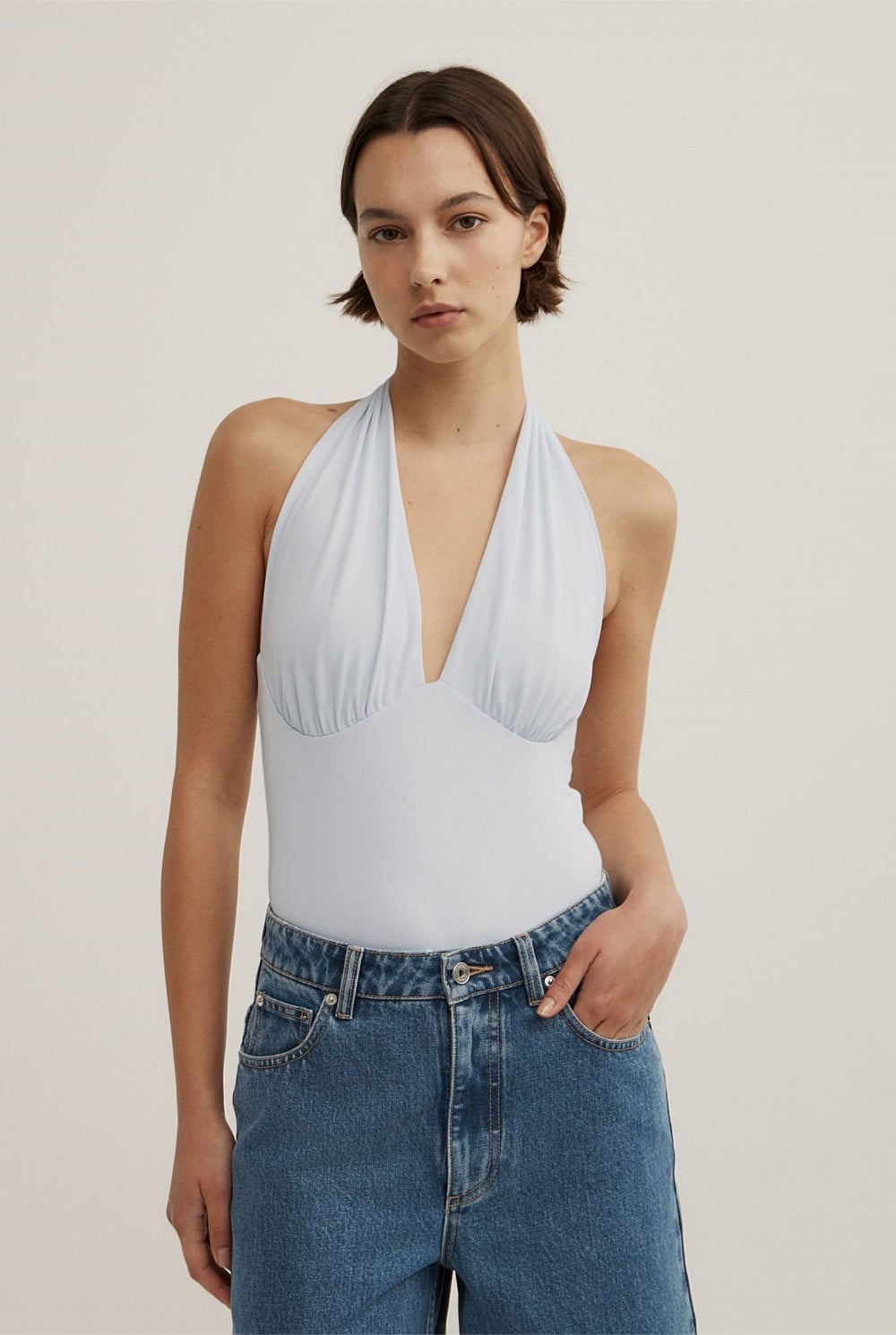 Halterneck Bodysuit